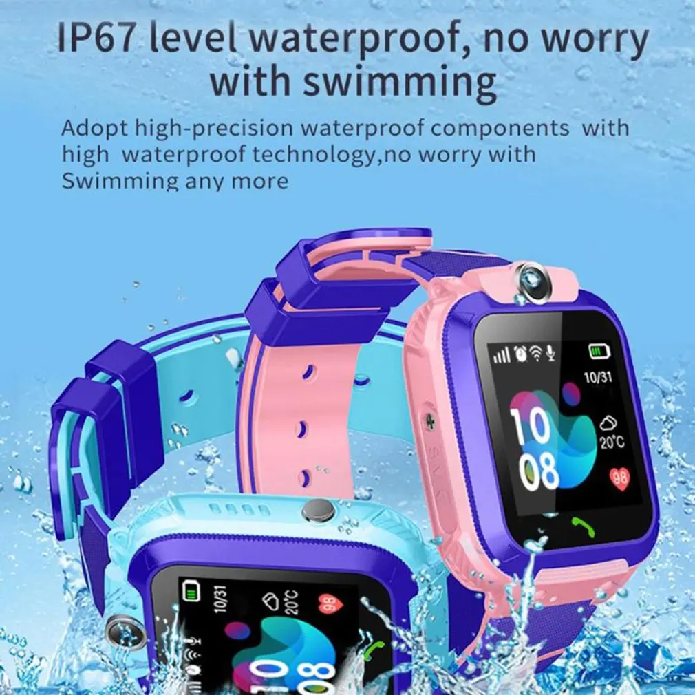 2G SIM 32M Tracker watches Body Temperature Smart Watch Measurement Phone Waterproof Precise Positioning | Электроника