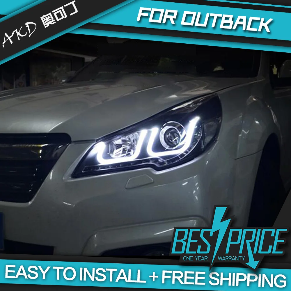 АКД автомобилей Стайлинг фар для Sabaru Outback Legacy фары светодиодный ходовые огни