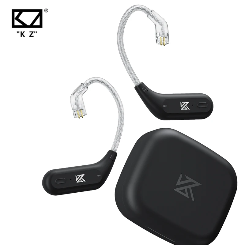 

KZ AZ09 HD Bluetooth Module Wireless Upgrade Cable Bluetooth 5.2 HIFI Wireless Ear Hook C PIN Connector With Charging Case