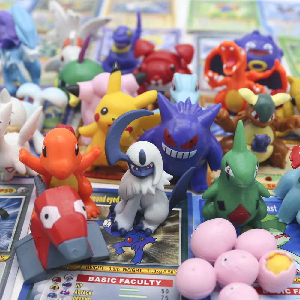 TAKARA TOMY покемон куклы с коллекция карт игрушки для детей битва торговая фигурка карточная игра золотые карты фигурки