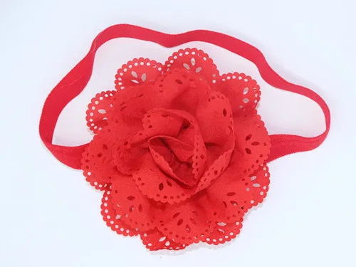 Головной убор ободок с цветочным рисунком для новорожденных подарок малышей