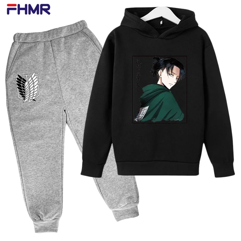 

Attack on Titan Hoodie boys Fashion Loose Pullovers Print Hoodie Sweatshirt girls Coat suits