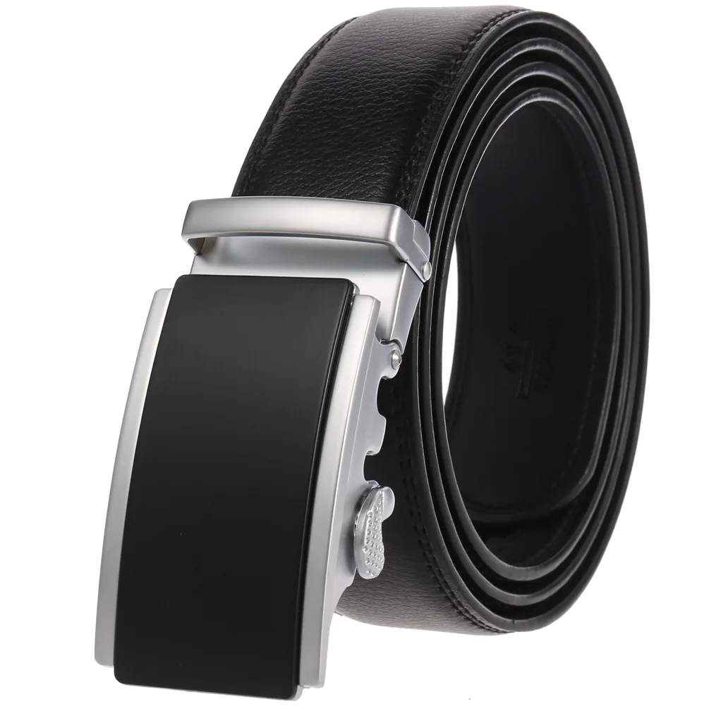 Male Designer Automatic Buckle Cowhide Leather Men's Belt Famous Brand Belt Luxury Belts Men Ceinture Homme belt LY225-0169-1