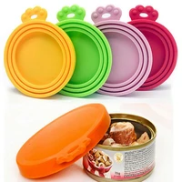 silicone canned lid dog cat storage cap sealed feeders food can lid
