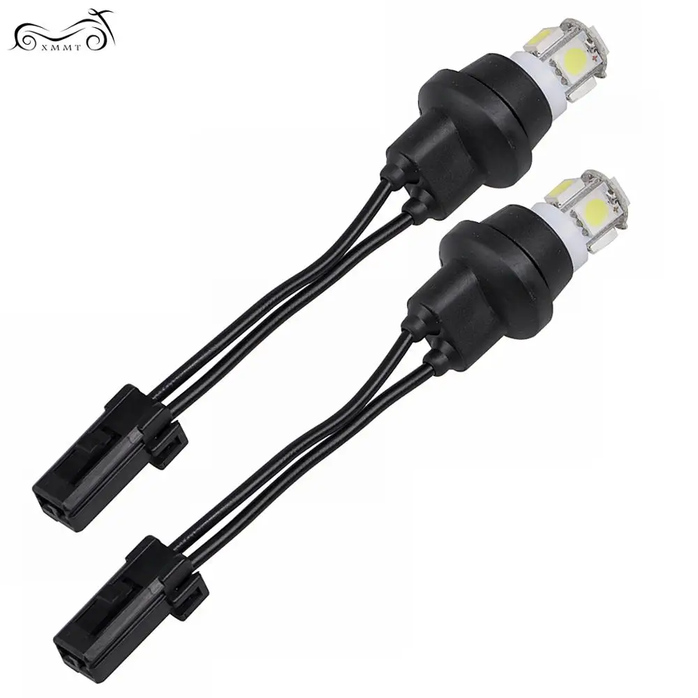 Мотоцикл крыло Белый светодиодный наконечник светильник полоски для Harley Electra Road