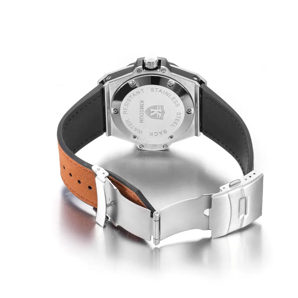 

KIMSDUN Men's Quartz Watch Fashion Casual Luxury Classic Sports Trend Silicone Strap Gold Diamond Watch Relogio Femme Wrist