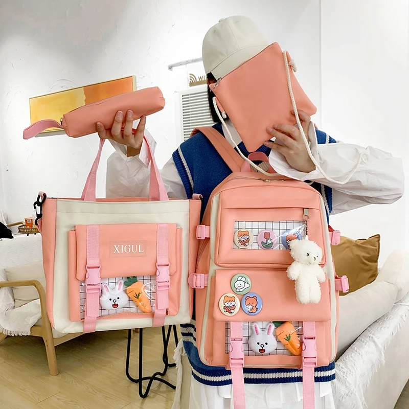 

School Backpack Cute School Bags for Girls Travel Backpack Backpacks for School Teenagers Girls Kawaii Backpack Bag