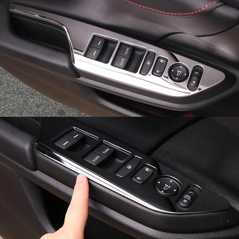 Автомобильный Стайлинг 4 шт. Подходит для Honda Civic Седан 4dr 2016 2020 нержавеющая сталь