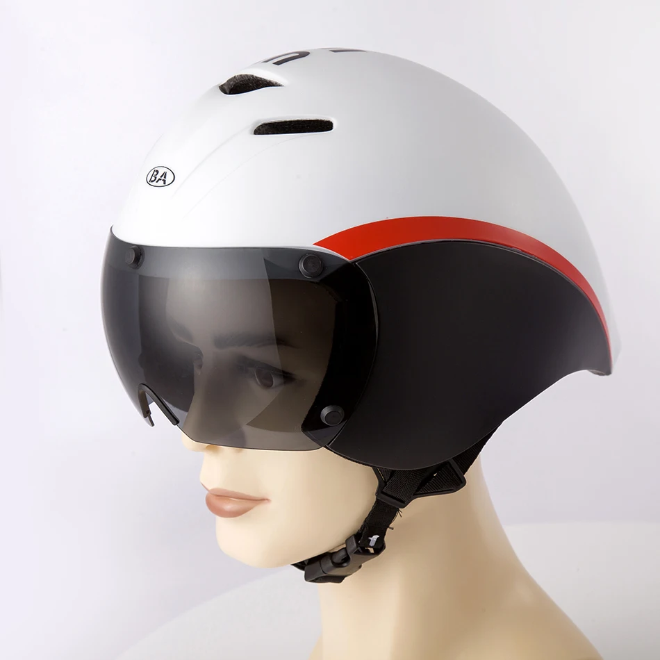 Шлем MTB Aero велосипедный шлем с объективом Триатлон tt tri очки для гонок дорожный велосипед Timetrial запчасти для велосипеда Casco 55-61 см