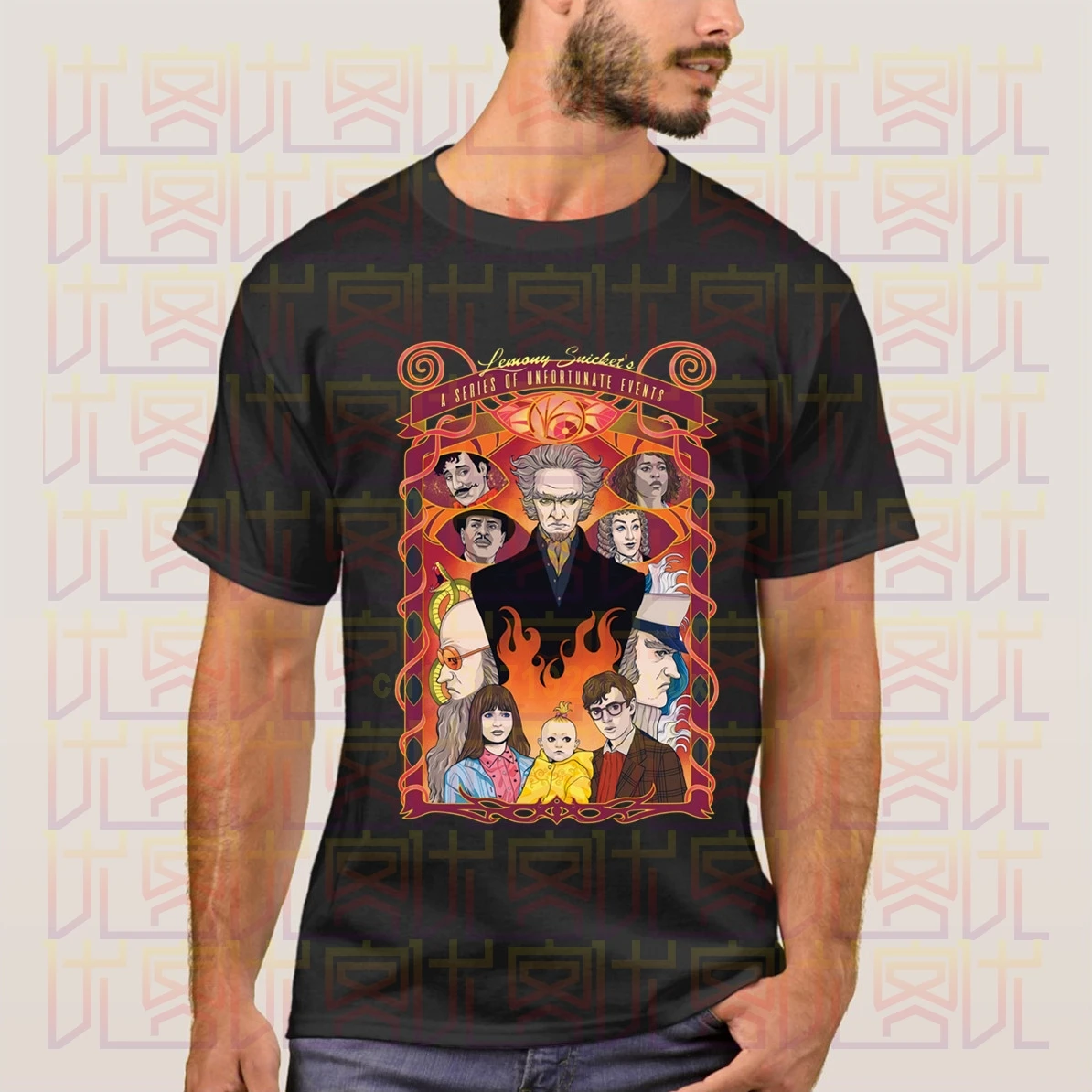 Серия несчастных событий футболка разных цветов летние модные футболки из