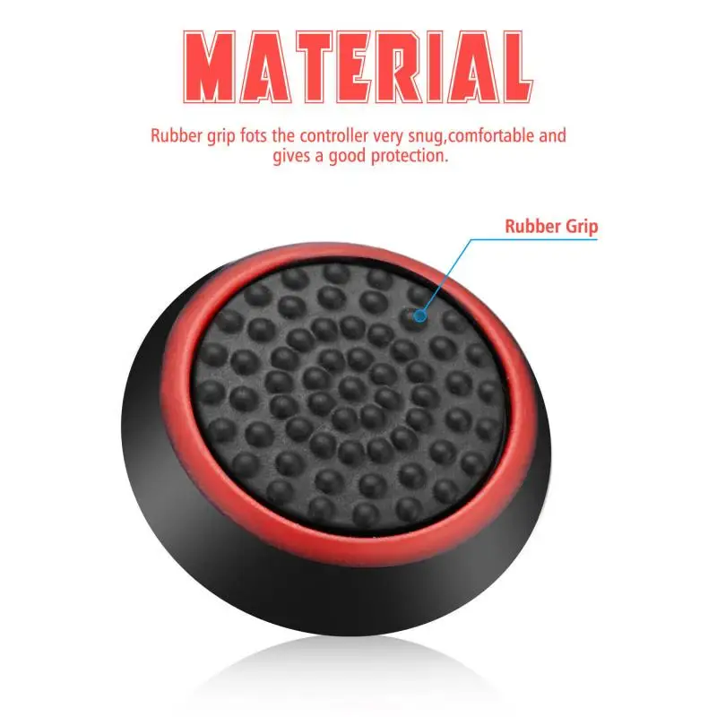 4/10Pcs Controller Thumb Silicone Stick Grip Cap Cover for PS3 one/360/series x Switch Pro Controllers Game Accessory | Электроника