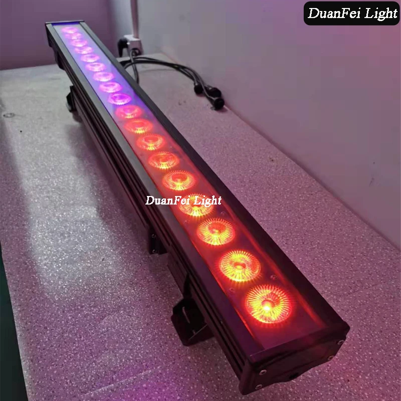 6 Лот ip65 led настенная балка шайба света 18x18 Вт 6in1 RGBWA UV светодиод лампы размытого
