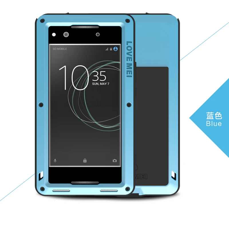 Чехол с полным покрытием 360 градусов для SONY Xperia XA1 ультра ударопрочный
