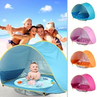 waterproof baby children beach tent up sun awning tent uv protecting sunshelter with pool kid outdoor camping sunshade beach
