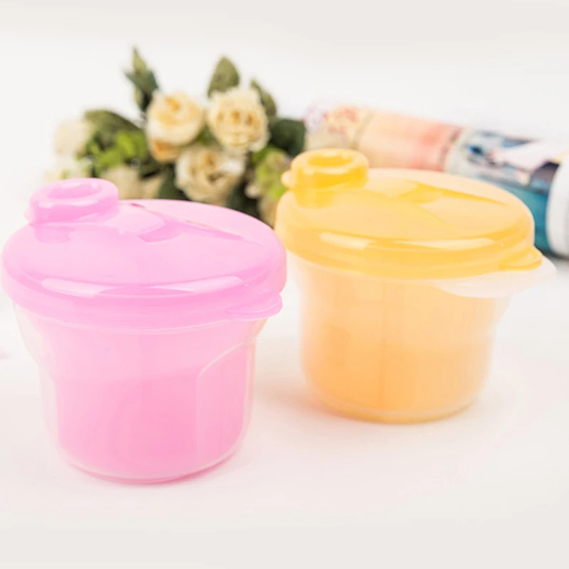 

1pc Portable Milk Powder Formula Dispenser 3 Layer Rotary Milk Powder Tank Box Baby Feeding Storage Box Toddler Food Container