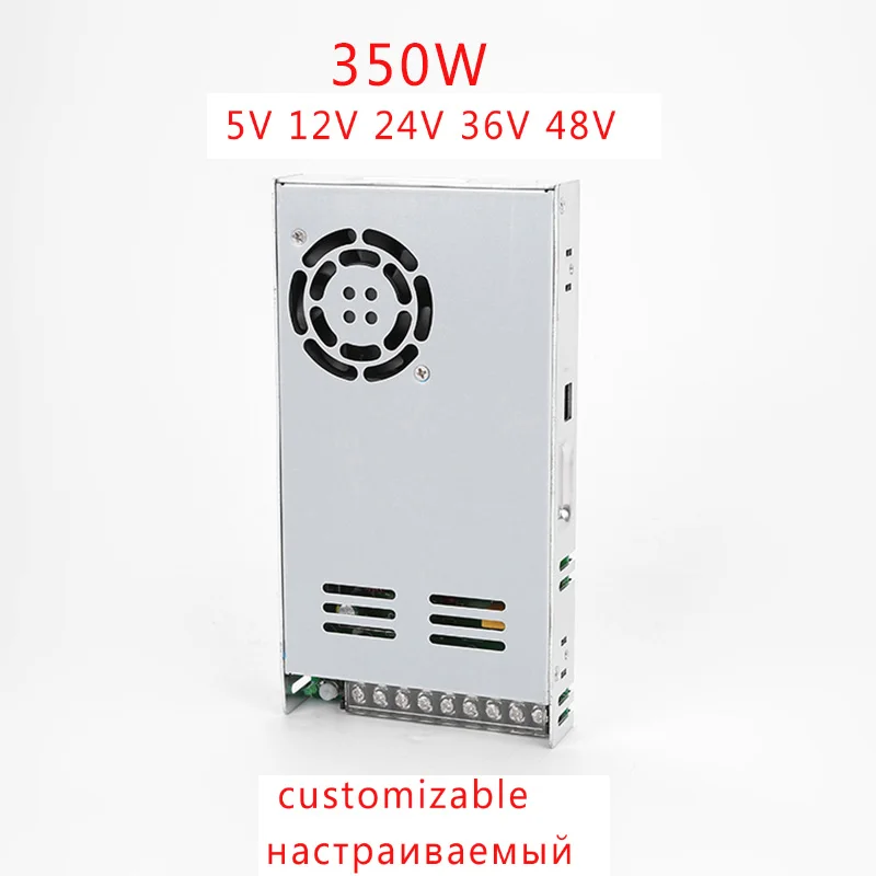 Фото LRS-350 настраиваемый импульсный источник питания Трансформатор SMPS 220V 5V 12V 24V 36V 48V AC DC LRS-350 настраиваемый импульсный источник питания Трансформатор SMPS 220V 5V 12V 24V 36V 48V AC DC