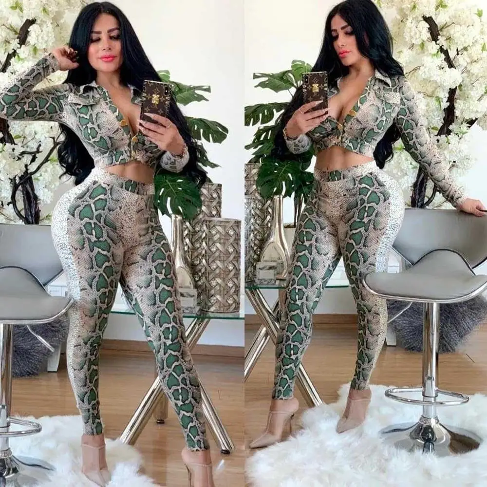 Европейская станция сексуальные женские брюки комплект с длинным рукавом