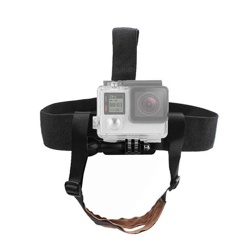 

Головной ремень с ремнем для подбородка для GoPro Hero 7 6 5 4 Session SJCAM Yi Lite 4K + аксессуары для камеры ремень для крепления