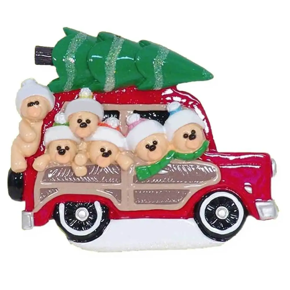 

Personalized Parents Children Holiday Gifts Resin Car Ornament
