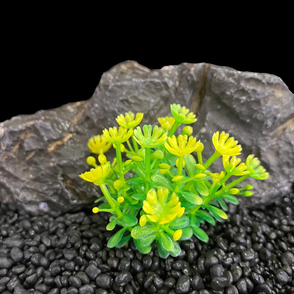 Миниатюрные декоративные аквариумные аксессуары из искусственной водной травы