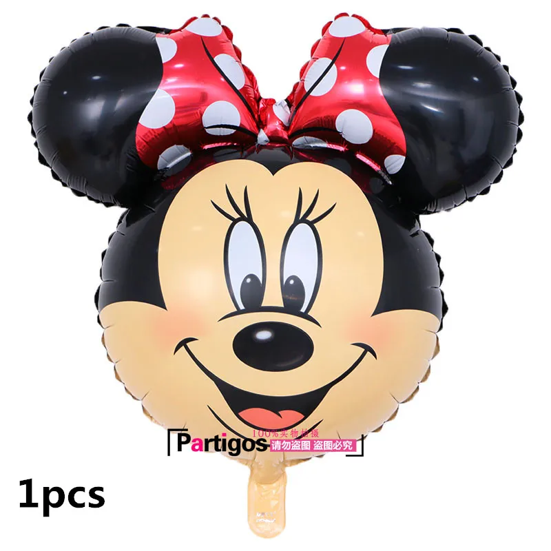 10 шт./lotRed и черных латексных шарика в горошек надувные шары Mickey Мышь тема День Рождения globos Свадебные baby shower вечерние украшения - Цвет: 1pcs