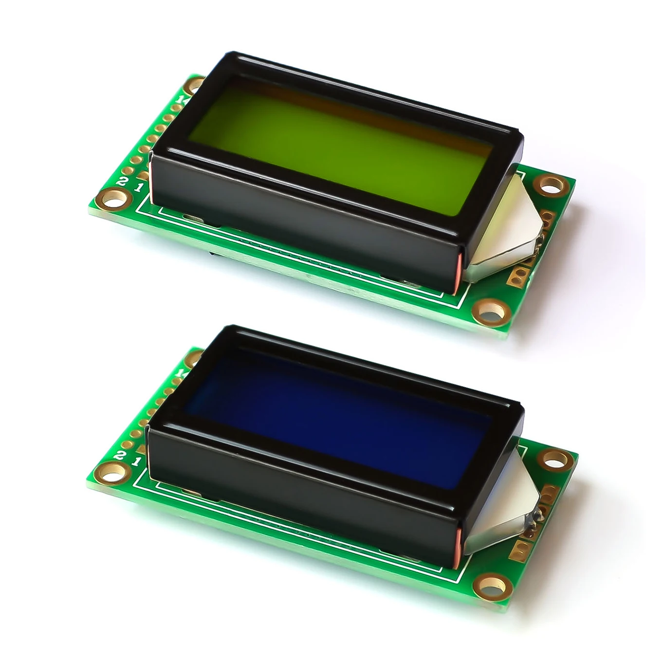 

10 шт Φ 8x2 ЖК-модуль 0802 символьный экран дисплея синий или зеленый