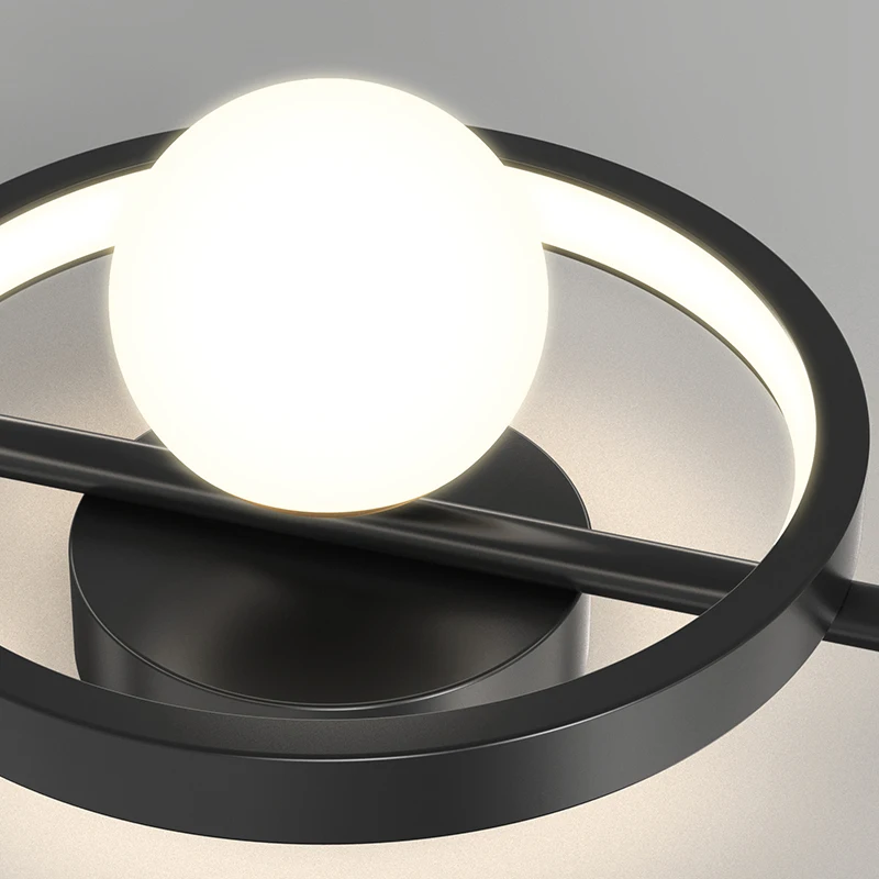 

FKL Nordic Gold Wall Lamp Living room Background Wall Study Bedroom Bedside Lamp Simple LED Corridor Aisle Lamp