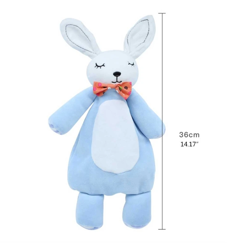 

Baby Soother Appease Towel Cute Animal Doll Teether Soother Bib Saliva Towel Infants Comforting Sleeping Toys Shower Gifts