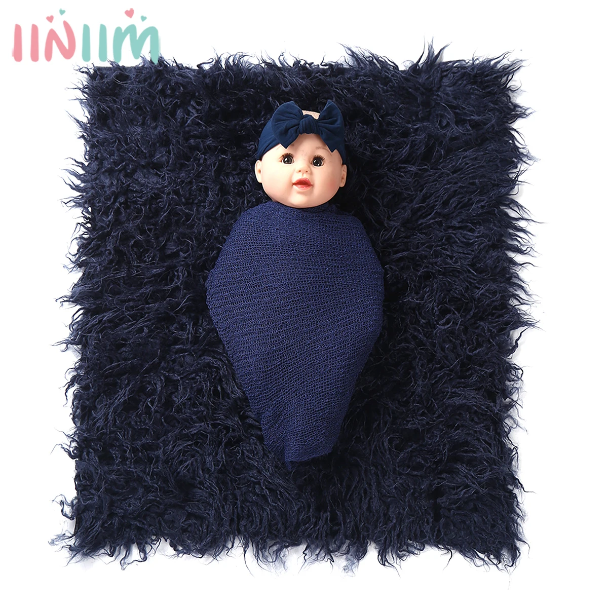 

3 шт./компл., повязка на голову для фотосъемки новорожденных, мальчиков и девочек