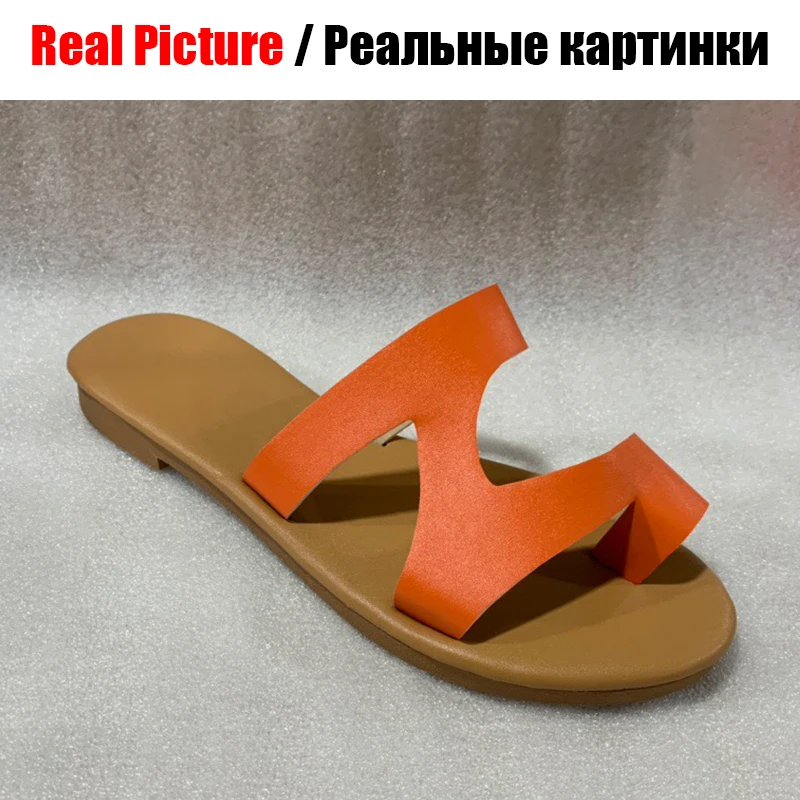 SARAIRIS/Новинка Большие размеры 35 43 Летние шлепанцы Женская обувь в римском стиле