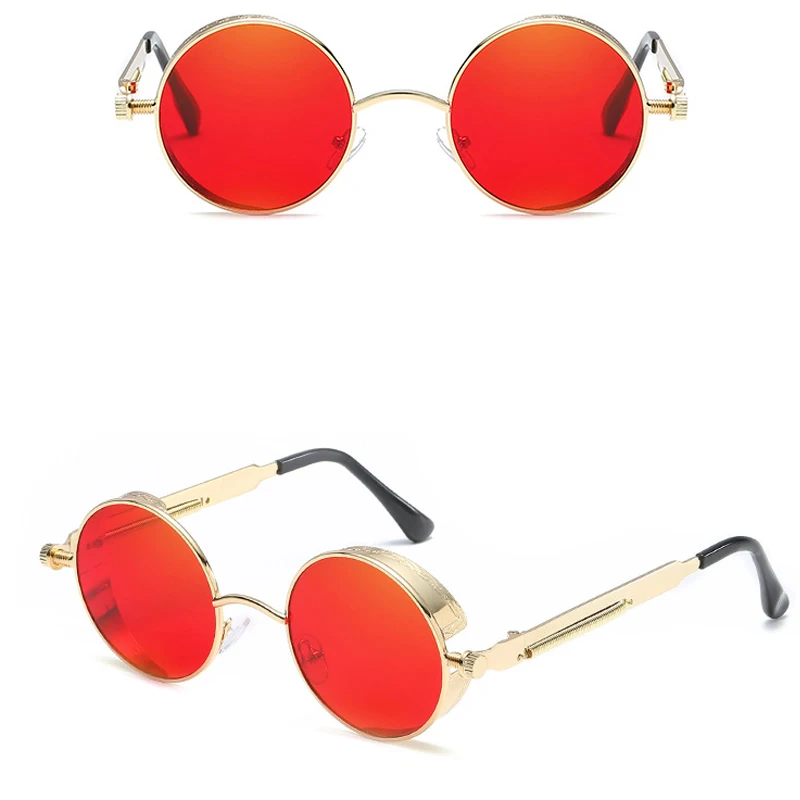 Round Metal Cycling Eyewear Protective Antifog Glasses Work Men Safety Welding Brand Designer Retro Vintage UV400 | Спорт и