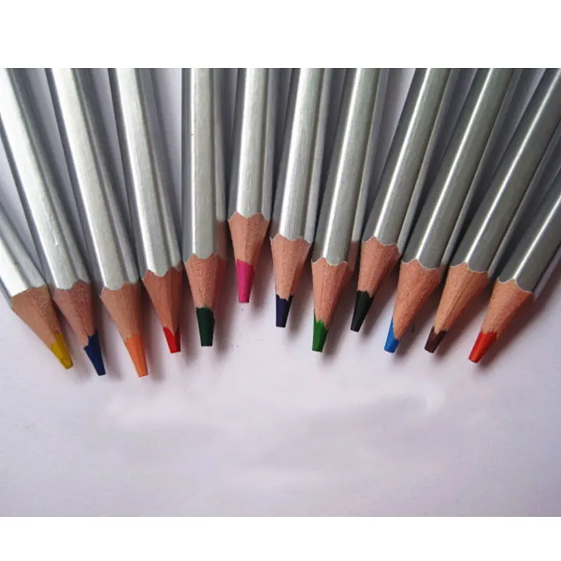 12 цветов цветные деревянные карандаши набор для рисования водорастворимые