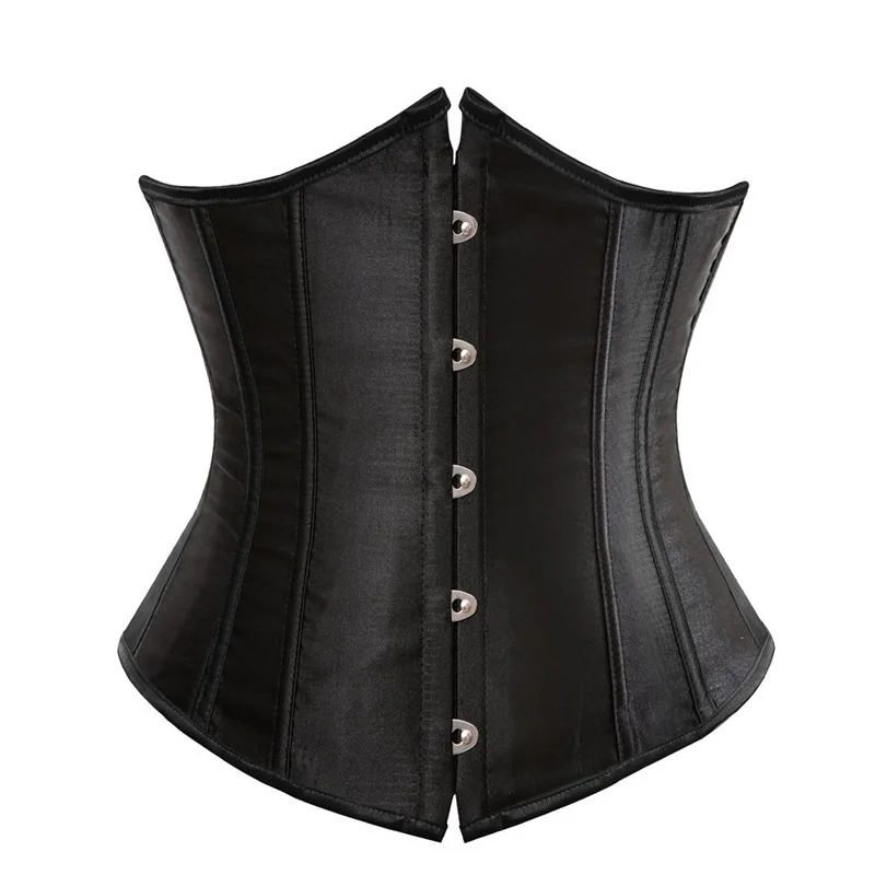 Атласный пояс с зажимом для талии Однотонный женский Корректор тела живот