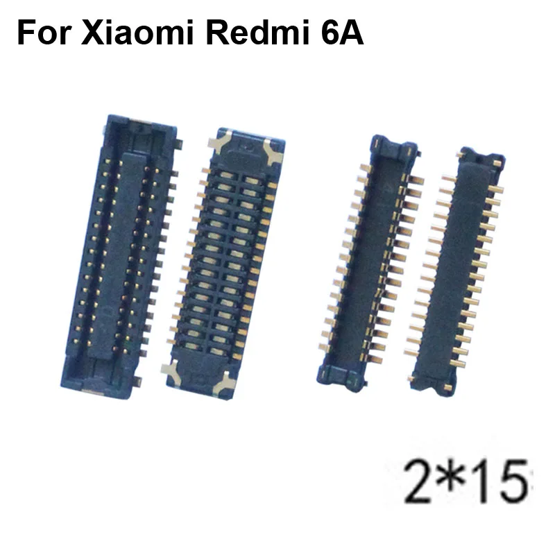 

5pcs FPC connector For Xiaomi Redmi 6A LCD display screen on Flex cable on mainboard motherboard For Xiao mi Redmi 6A Redmi6A