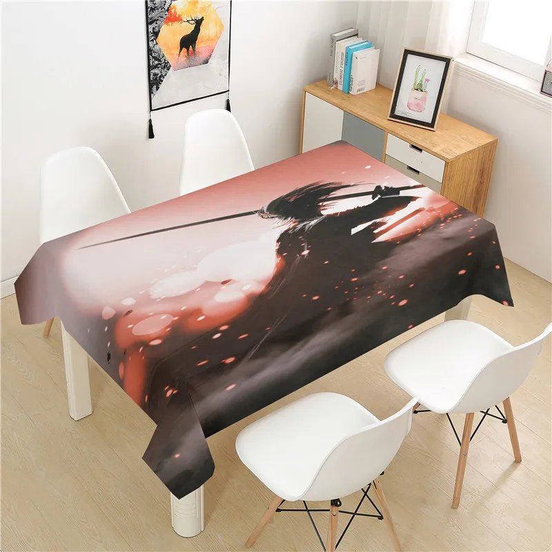 

Cartoon Characters Tablecloth polyester Hotel Picnic Table Rectangular Table Covers Home Dining Tea Table Decoration