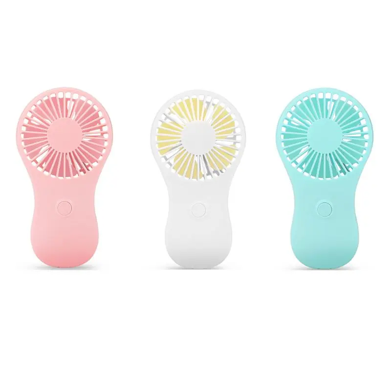 

Fan Mini Handheld USB Fans Mini Portable Pocket Fan Cool Air Hand Held Travel Cooler Cooling Mini Fans Power By 3x AAA Battery