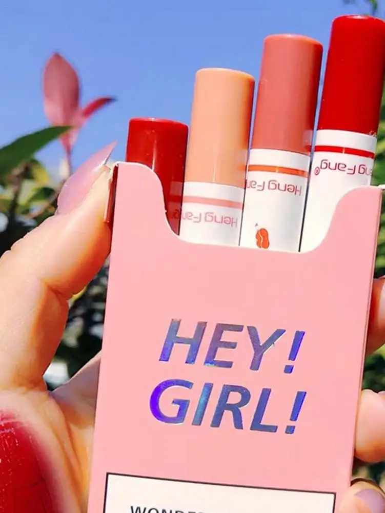 

Lipstick Makeup Set Waterproof Long Lasting Lipstick Cosmetic Cigarette Lip Gloss Set For Lips Makeup Matte Lipstick