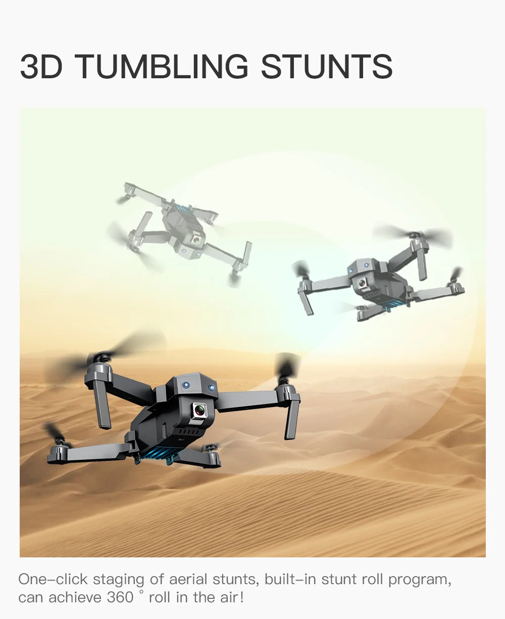 Мини-Дрон SGRC SG107 с камерой 4K WIFI 1080P FPV Радиоуправляемый Дрон 2 4 ГГц Квадрокоптер