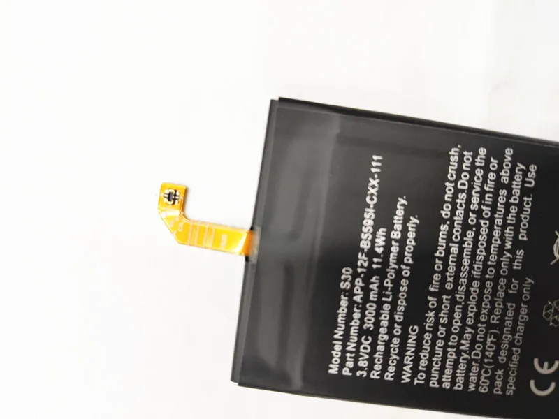 Аккумулятор 3000 мА · ч для телефона CAT S30 высокое качество аккумулятор APP-12F-B5595I-CXX-111