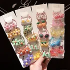 Резинки для волос Детские с героями мультфильмов, 10 шт.компл., 2021