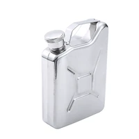 stainless steel pocket flask 5oz pocket hip flask alcohol liquor storage fuel tank style portable handy outdoor drink supplies