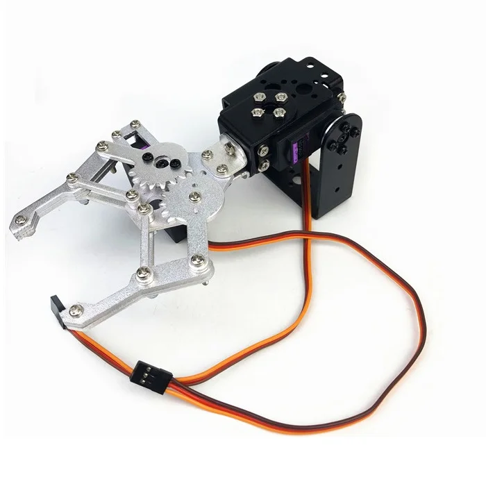 2 DOF металлические детали для робота с механическим захватом рукоделия длинный U
