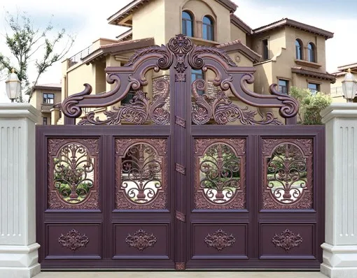 

Forever not rust aluminum gates driveway aluminum gate design with Powder Coated price by sq.m ag1