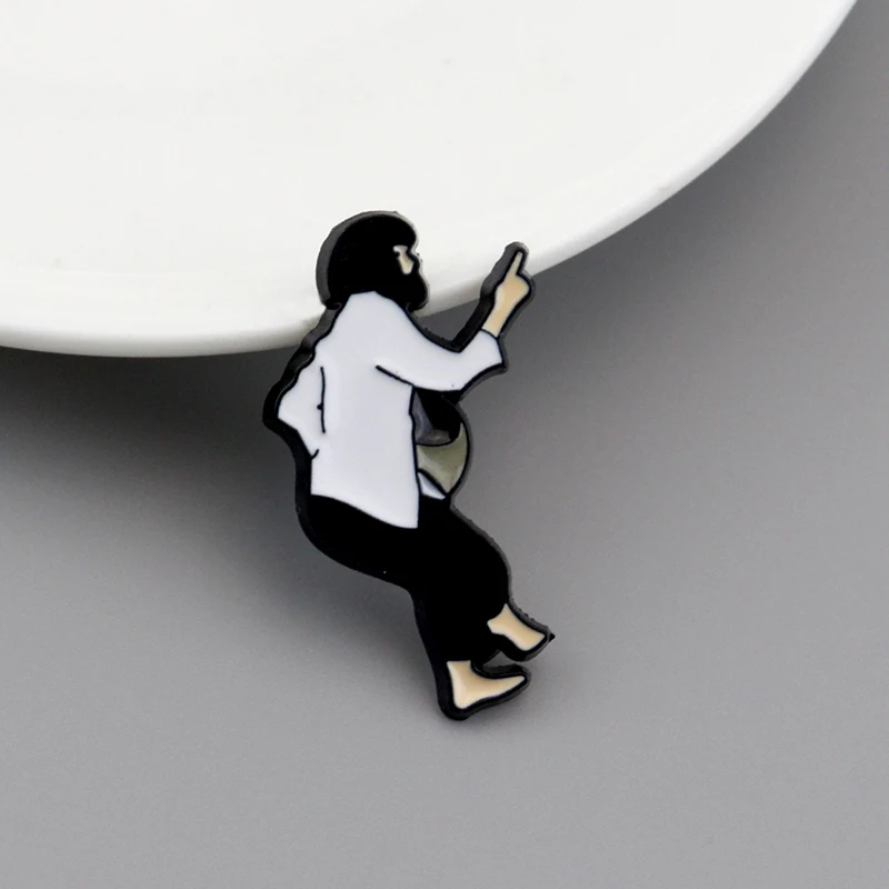 Эмалированные булавки в комплекте фигура танца броши для рубашки воротник и