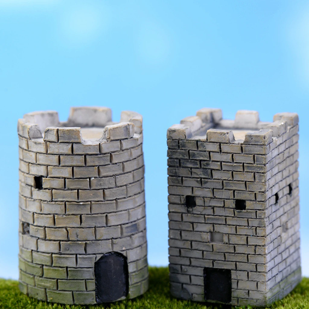 Античный замок мини украшение для сказочного сада аквариума ландшафта сделай