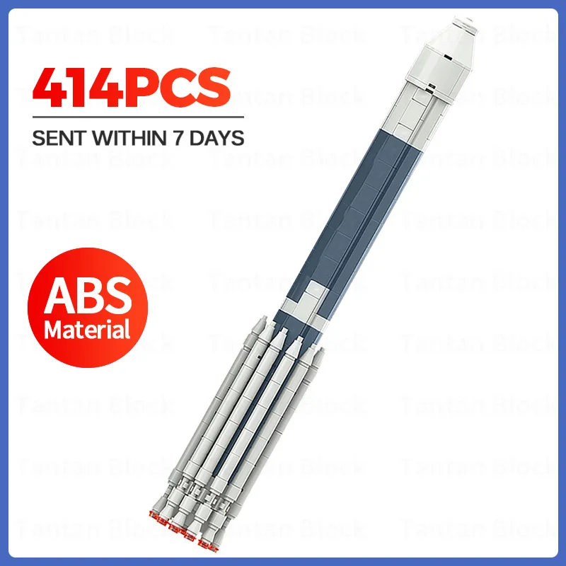 Конструктор MOC креативный космический ракета Дельта II совместимый кубик серии