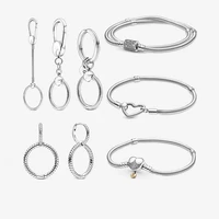 2021autumn new moment charm heart snake bracelet earrings small handbag keychain charm the best choice for gift giving kraaltjes