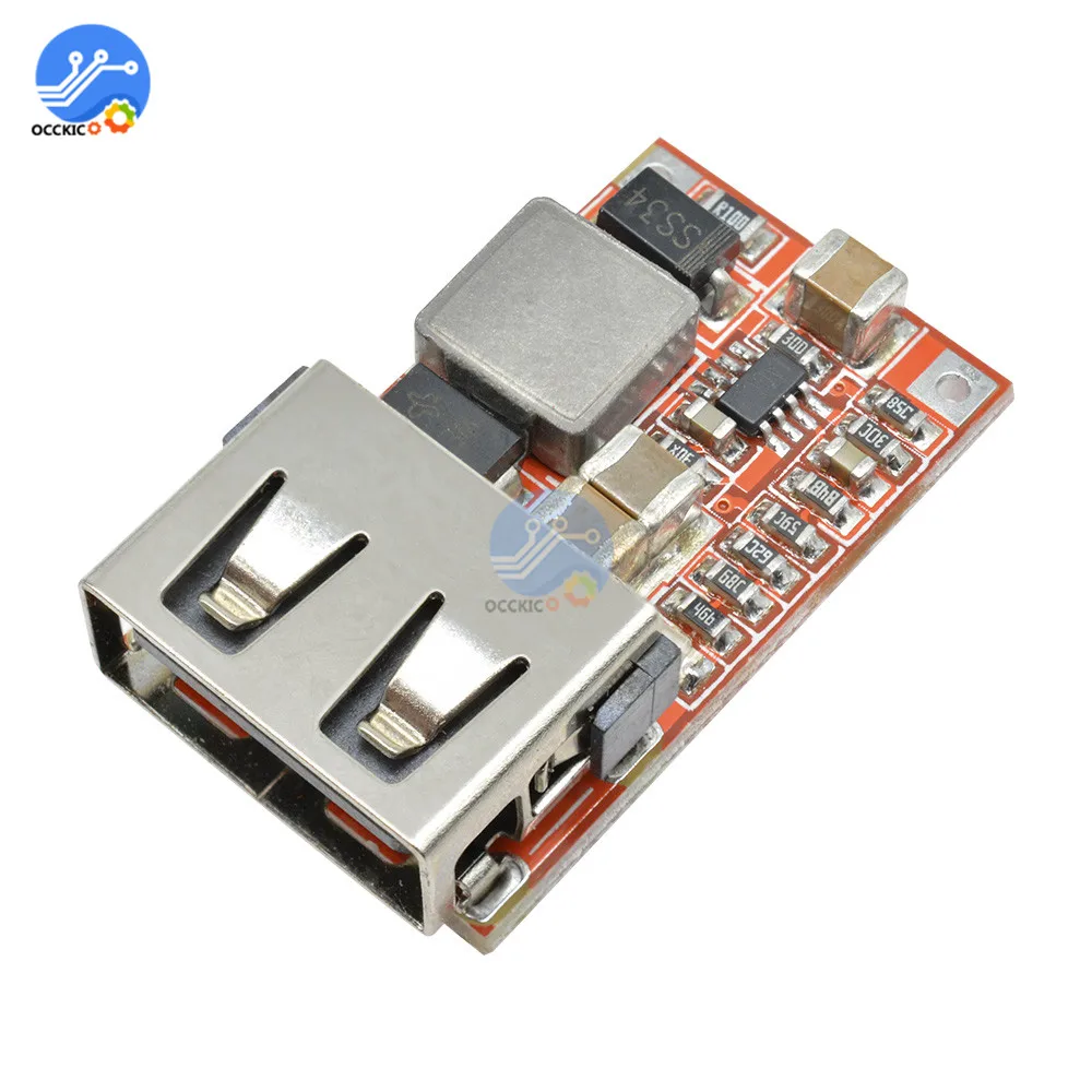 Понижающий модуль USB для зарядки 6 24 В до 5 3 А плата зарядного устройства