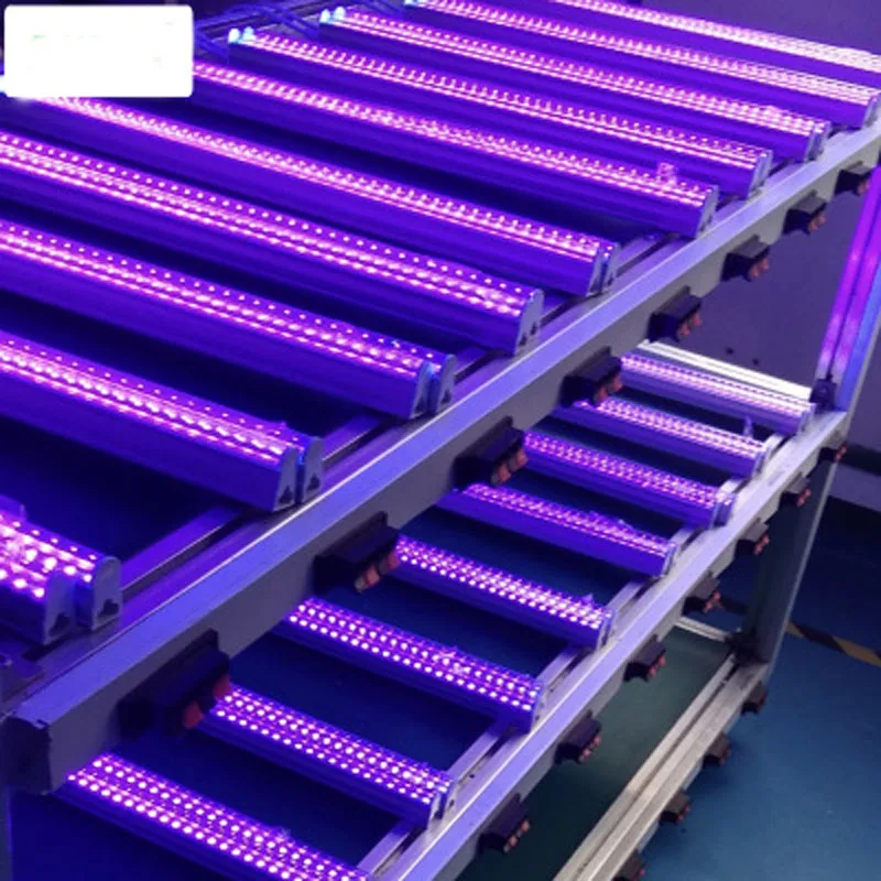 Светодиодный фиолетовый свет трубки KTV бар сценический T5 трубка светодиодный Ультрафиолетовый флуоресцентный детектор ов УФ фиолетовый свет трубки