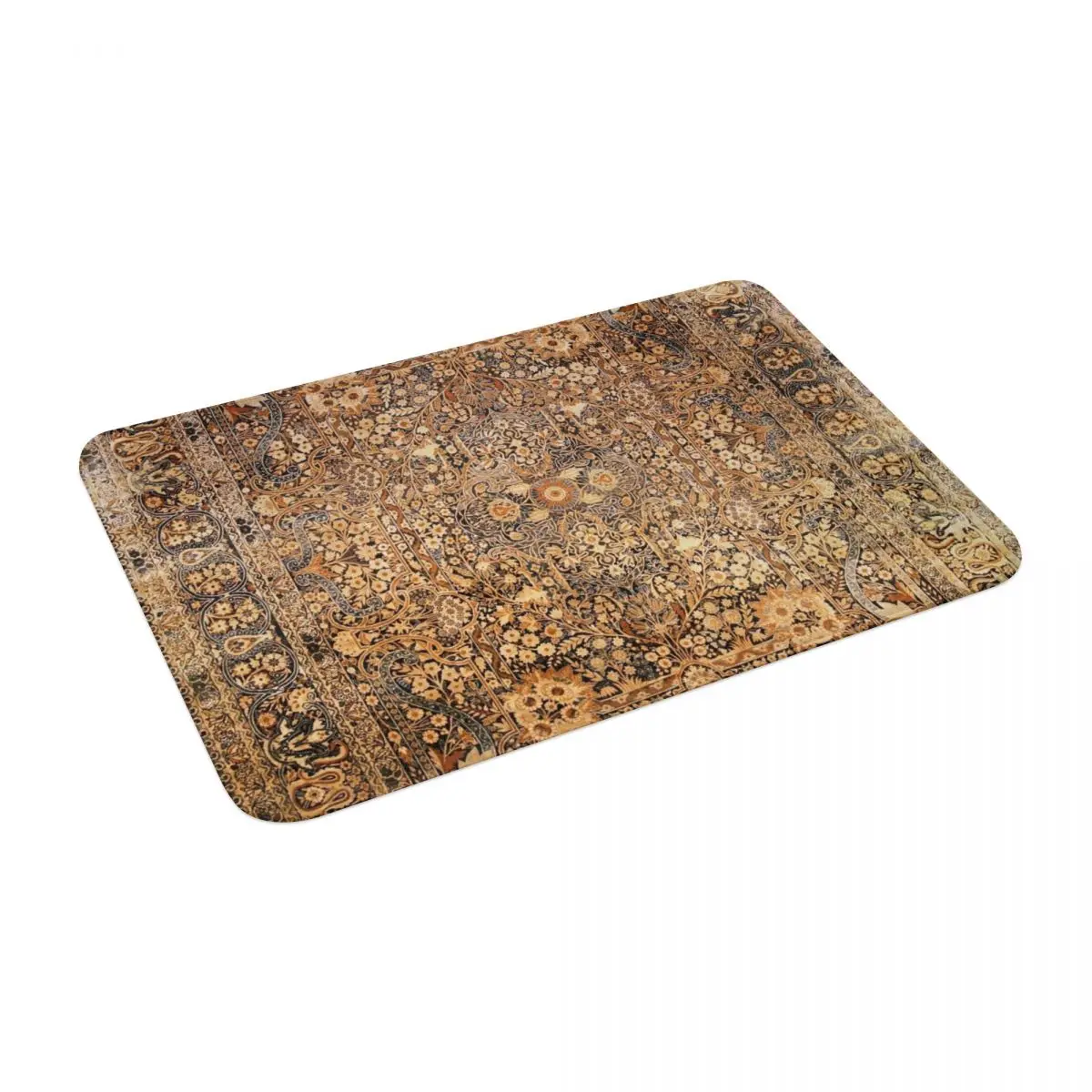 Persian Kirman Rug Print Doormat Carpet Mat Polyester PVC Anti-slip Floor Decor Bath Bathroom Kitchen Bedroom 40*60 | Дом и сад
